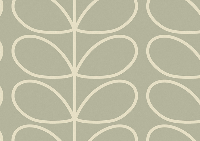 Orla Kiely Jumbo Linear Stem, Pebble - Roman Blind - Image 7